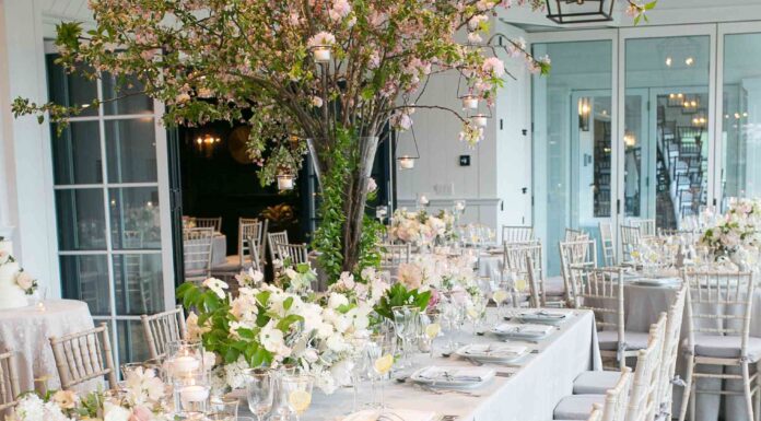 Ideas for Wedding reception table decoration