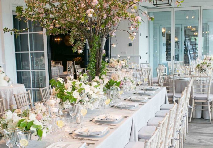 Ideas for Wedding reception table decoration